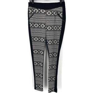 Gianni Bini Women Aztec Pants Pull On Knit Skinny‎